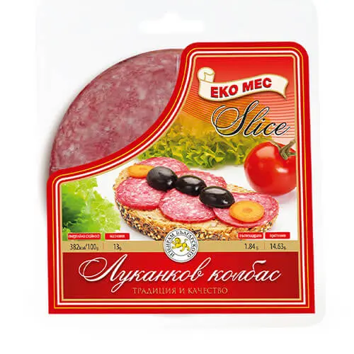 Луканков колбас слайс 200гр. „Еко Мес“