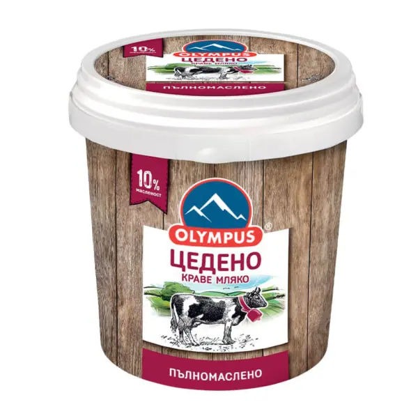 Оригинално цедено мляко 1кг. 10% „Олимпус“