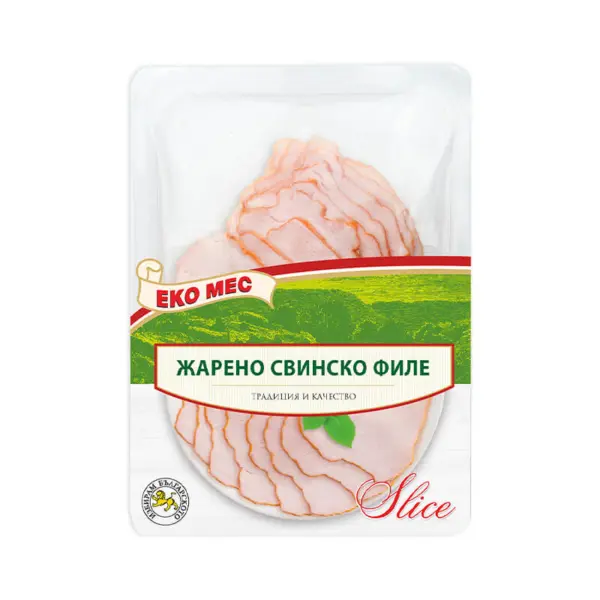 Жарено свинско филе 130гр. слайс „Еко Мес“