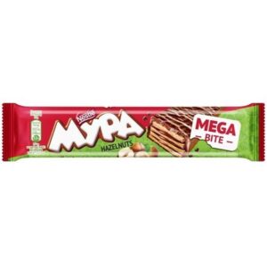 Шоколадови вафли лешник мега байт 45гр. „Mura“