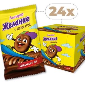 Линцер с течен шоколад 24бр. в кутия