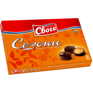 Шоколадови бонбони ром 160гр. в кутия „Сезони“