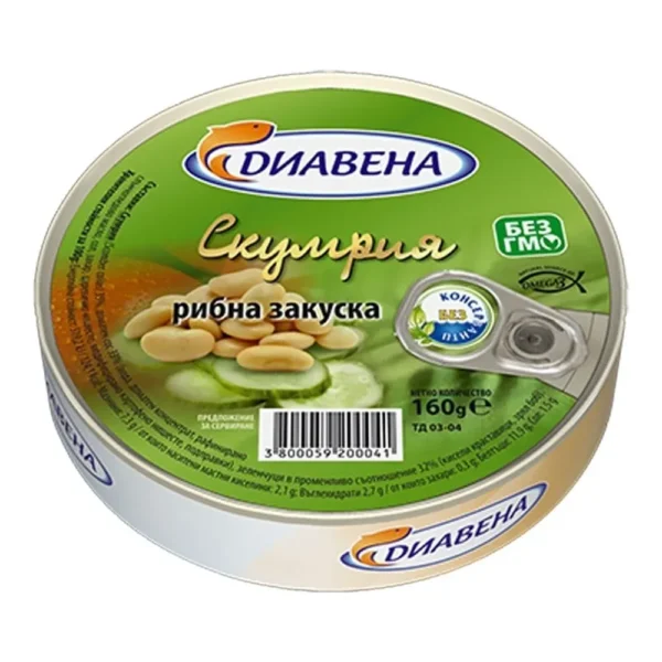 Скумрия 160гр. различни видове „Диавена“, снимка 2