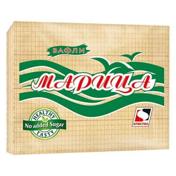 Вафла марица обикновена 6-ца без захар 150гр. пакет „Кристал“