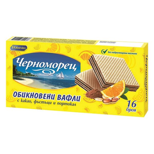 Вафли обикновени 420гр. кутия × 16бр. „Черноморец“
