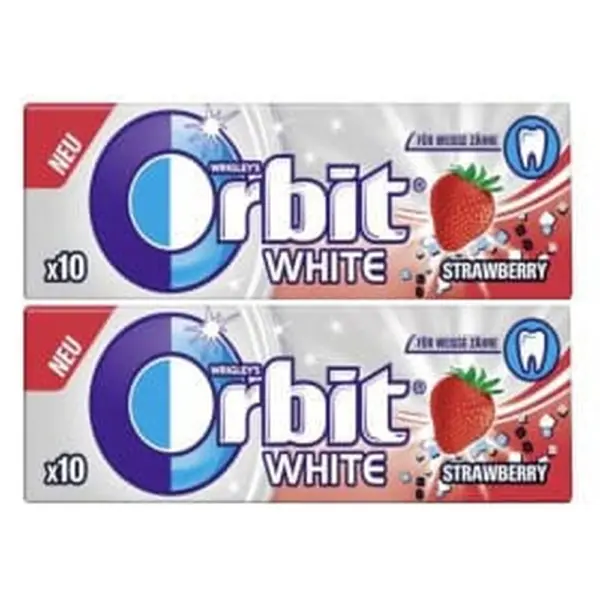 Дъвки драже 14гр. диня, ягода, уайт „Orbit“