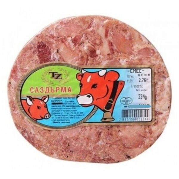 Телешка саздърма износ 190гр. „Загорска“