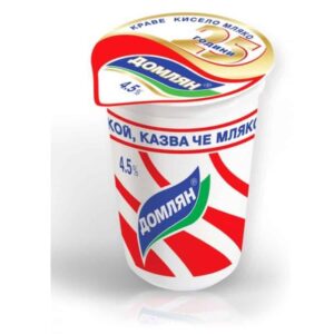 Кисело мляко 4.5% 500гр. „Домлян“