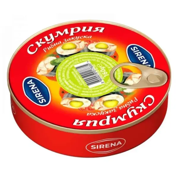 Консерва рибна закуска 160гр. — Славяна Фиш