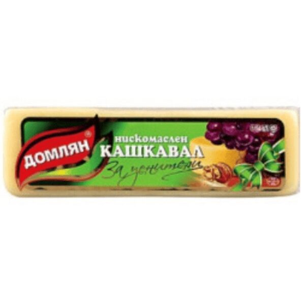 Краве кашкавал 500гр. нискомаслен за ценители „Домлян“