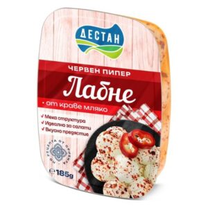Лабне от краве мляко с червен пипер „Дестан“
