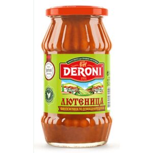 Лютеница 520гр., финосмяна домашна „Дерони“
