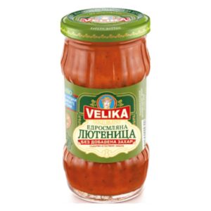 Лютеница едросмляна велика без захар 300гр. „Дерони“