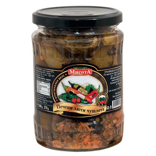 Люти чушки 580гр. „Мисота“