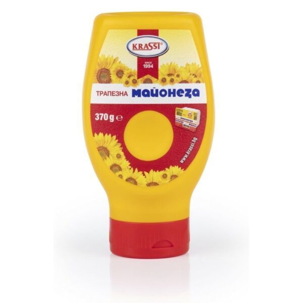 Майонеза пластмасова бутилка 370гр. „Краси“
