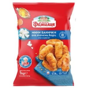 Мини банички от кори със сирене 1кг. „Фамилия“
