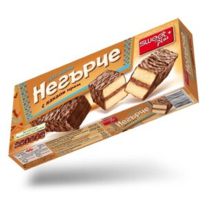 Негърче с крем, различни видове, 160гр. × 24бр. кутия в кашон „Суит+“