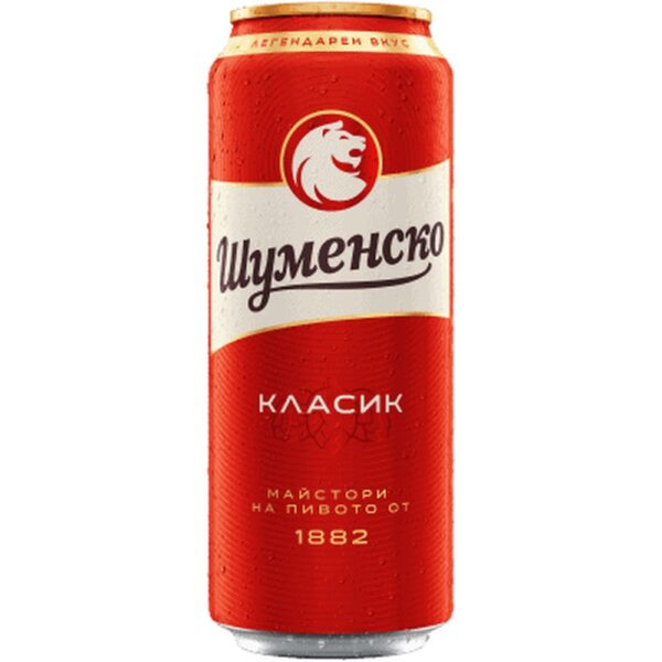 Бира Оригинал кен 500мл. × 12бр. в стек „Шуменско“