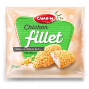 Панирано пилешки филета 280гр. с корнфлейкс „Сами М“
