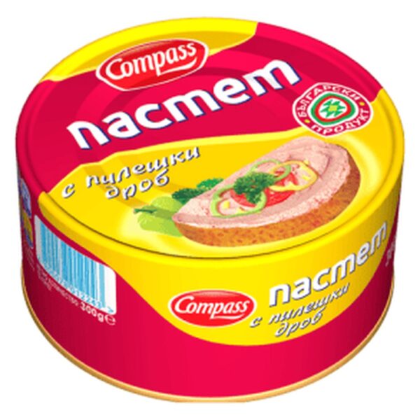 Пилешки дроб пастет 300гр. „Компас“