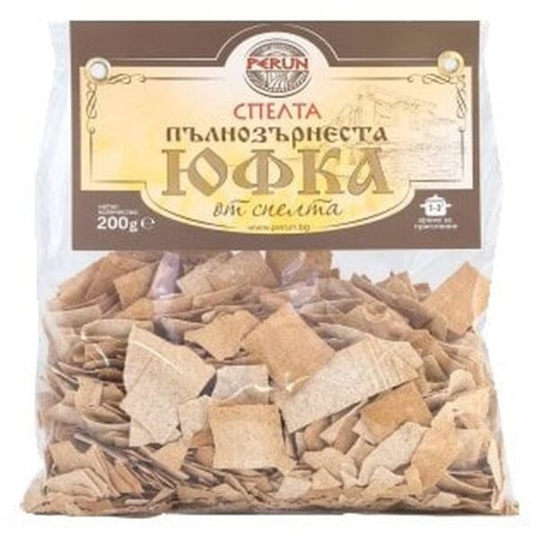 Пълнозърнеста юфка 200гр. „Перун“