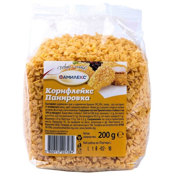 Панировка корнфлейкс 200гр. „Радиком“ — Фамилекс