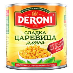 Царевица 340гр. метален в кутия „Дерони“