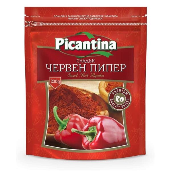 Червен пипер сладък 200гр. „Пикантина“