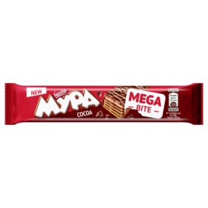 Шоколадови вафли млечен мега байт 45гр. „Mura“