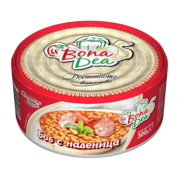 Боб с кюфтета/наденица 300гр. „Бона Деа“, снимка 3