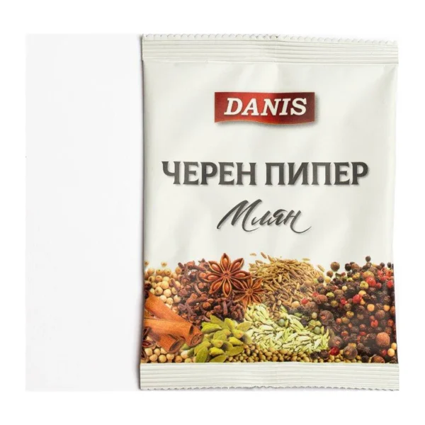 Черен пипер млян 20гр. „Данис“