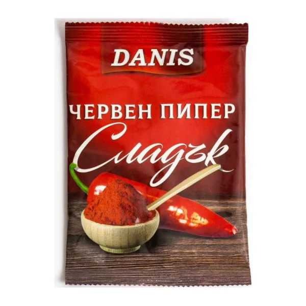 Червен пипер 50гр. „Данис“