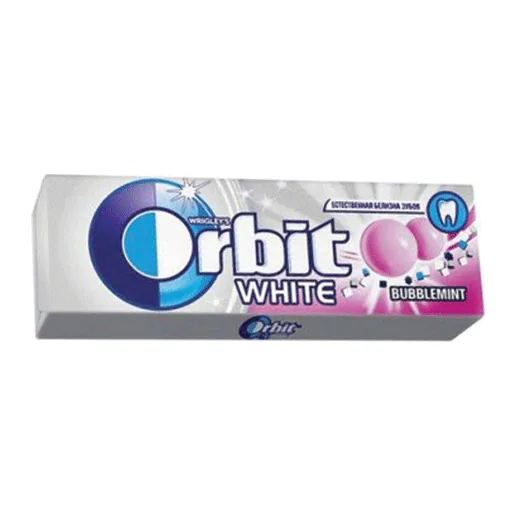 Дъвки драже 14гр. диня, ягода, уайт „Orbit“, снимка 3