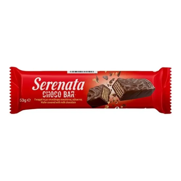 Десерт чоко бар 53гр. × 20бр. в кутия „Serenata“