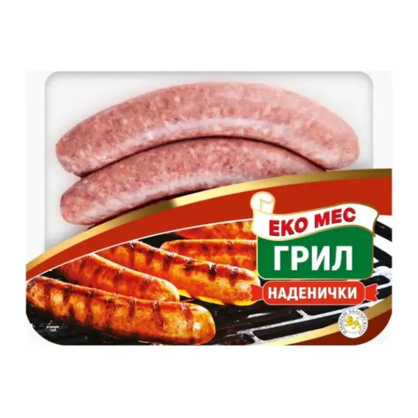 Грил наденица пикантна кг замразена „Еко Мес“