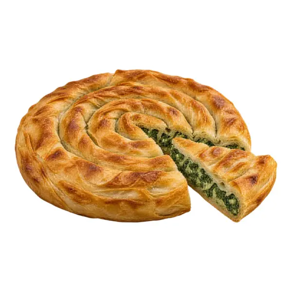 Класическа вита баница с тиква 800гр., сирене, спанак, снимка 3