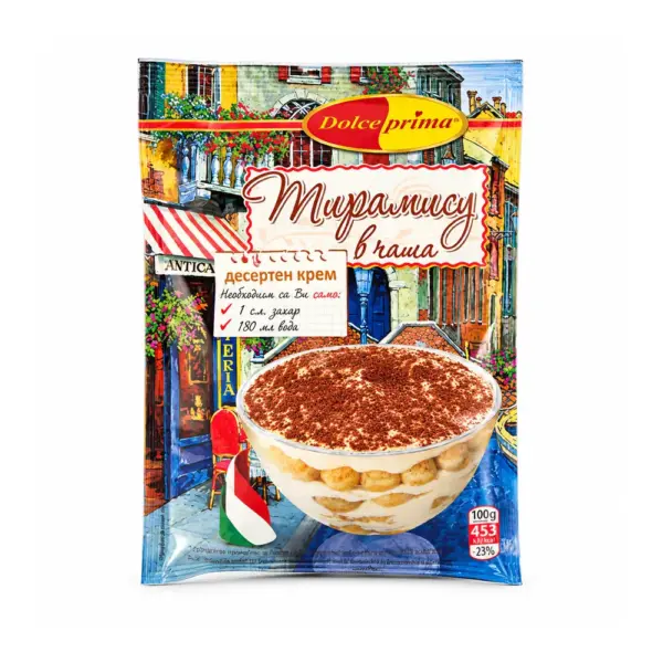 Крем тирамису 50гр. × 30бр. „Меркурий“