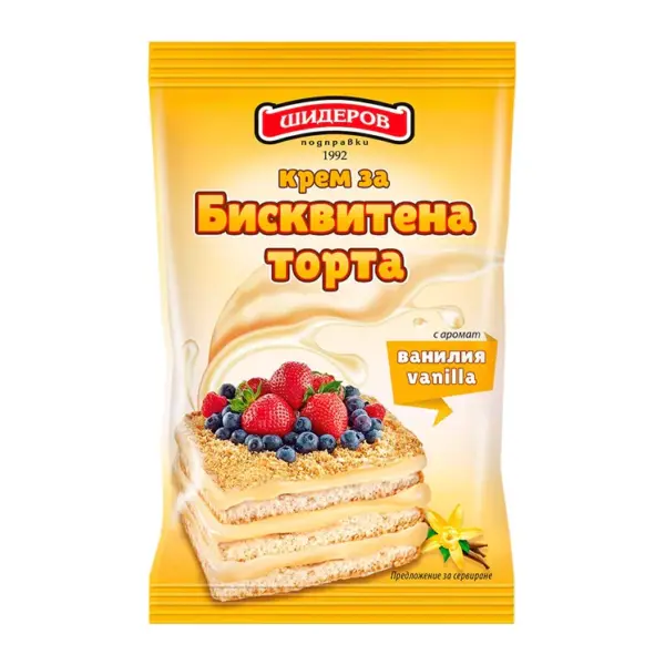Крем за торта 70гр. × 10бр. в стек „Шидеров“