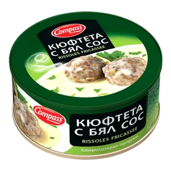 Кюфтета с бял сос 300гр. „Компас“
