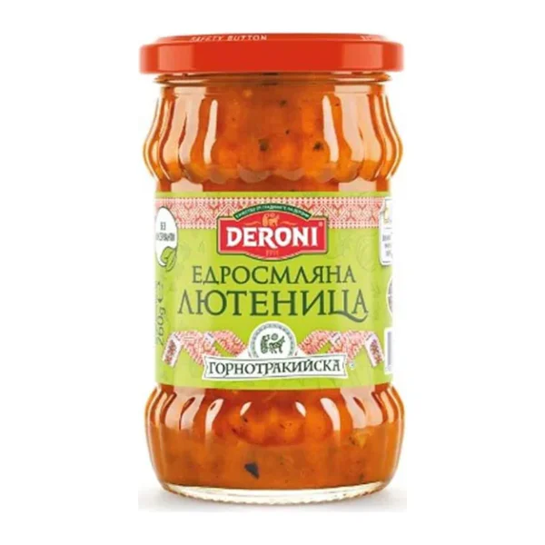 Лютеница 260гр., различни видове „Дерони“, снимка 8