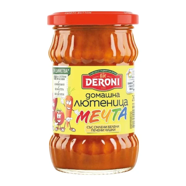 Лютеница 260гр., различни видове „Дерони“, снимка 4