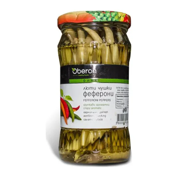 Люти чушки феферони 260гр. „Оберон“