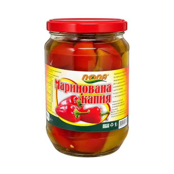 Маринована капия 720гр. „Попа“