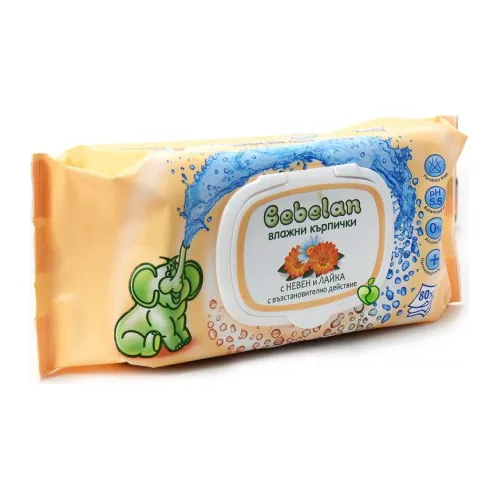 Мокри кърпи различни видове 80бр. „Бебелан“, снимка 3