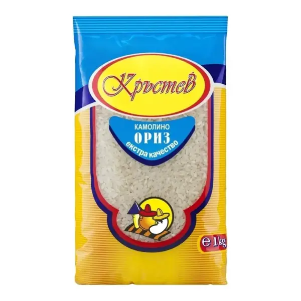Ориз камолино 1кг. „Кръстев“