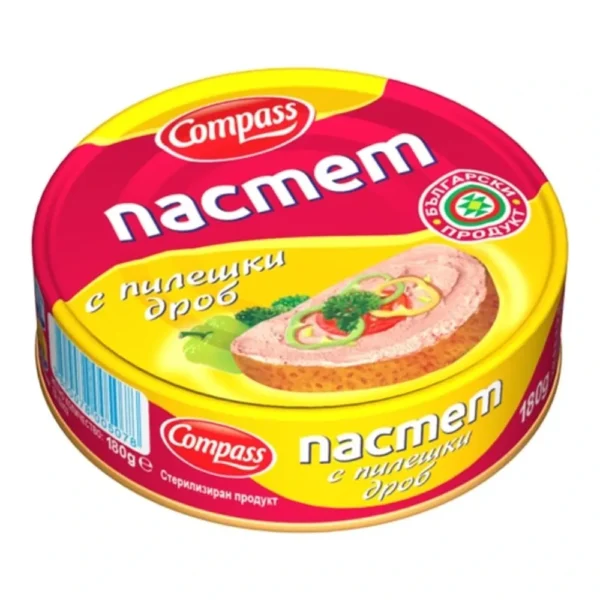 Пилешки пастет 180гр. „Компас“