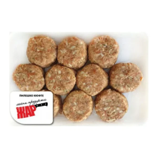 Пилешко кюфте 70гр. × 10бр. замразен „Жар“