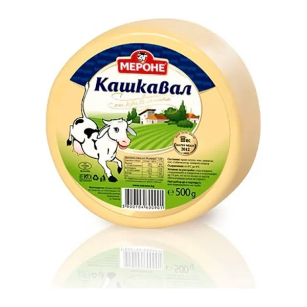 Пресен краве кашкавал 500гр. „Мероне“