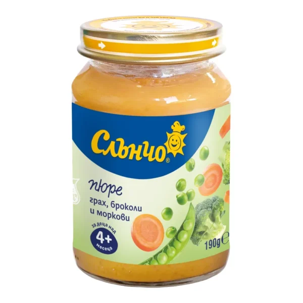 Пюрета 190гр. зеленчукови различни видове 4м+ „Слънчо“, снимка 6