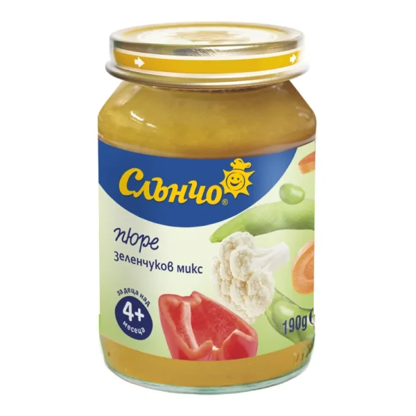 Пюрета 190гр. зеленчукови различни видове 4м+ „Слънчо“, снимка 7